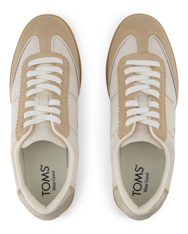 Zapatillas de mujer Collins ante cuero avena