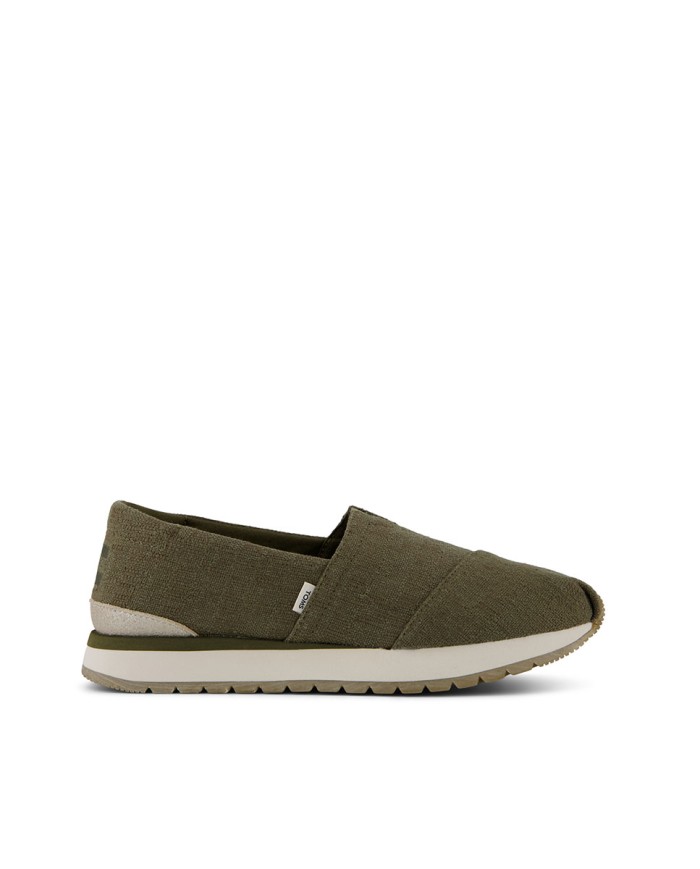 Zapatillas de mujer Resident Plus lona verde oliva