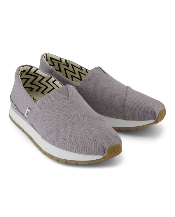 Zapatillas de hombre Resident Plus lona gris