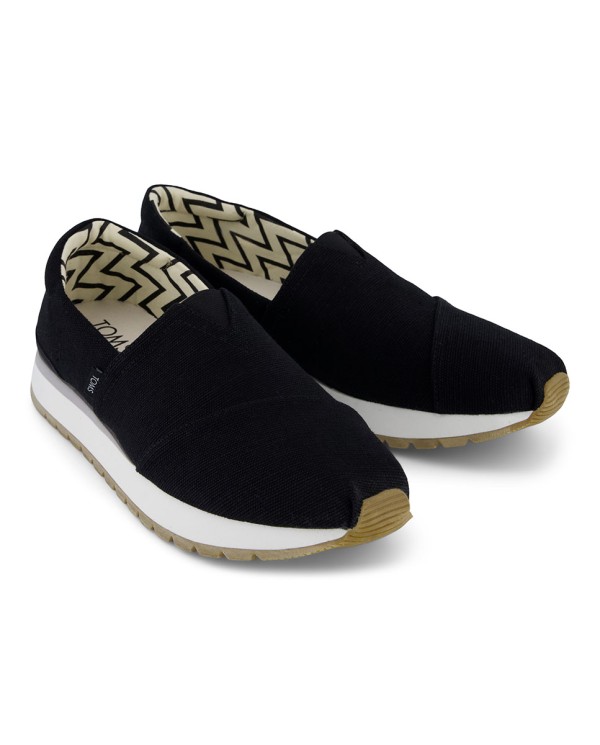 Zapatillas de hombre Resident Plus lona negro