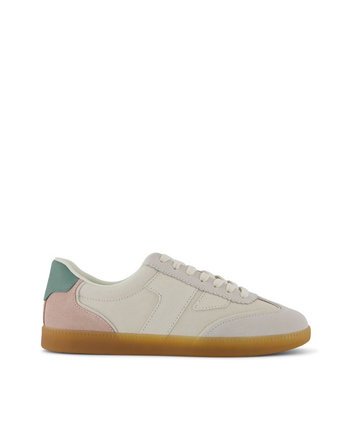 Zapatillas de mujer Collins ante cuero garza