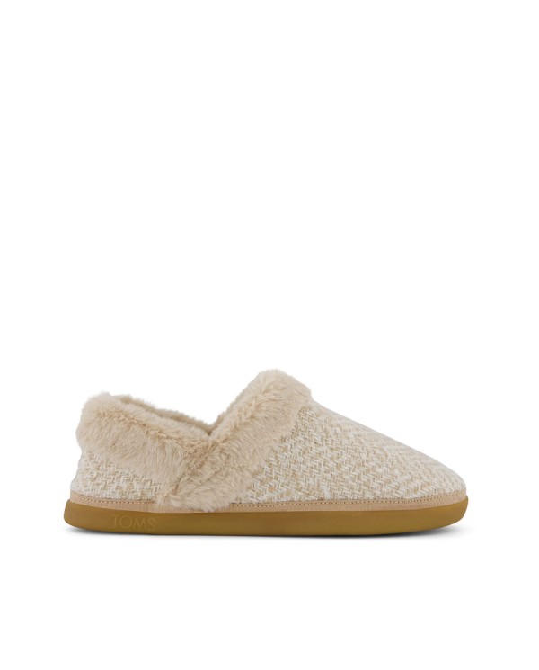 Zapatillas de casa de mujer Oslo espiga avena