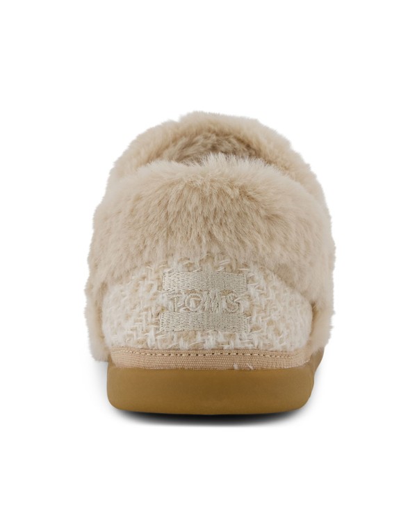 Zapatillas de casa de mujer Oslo espiga avena