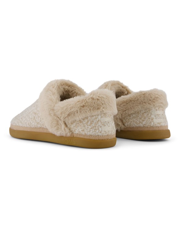 Zapatillas de casa de mujer Oslo espiga avena