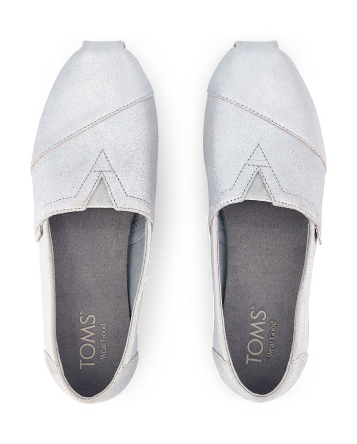 Alpargatas de mujer ante metalizado gris Alpargatas de mujer ante metalizado gris