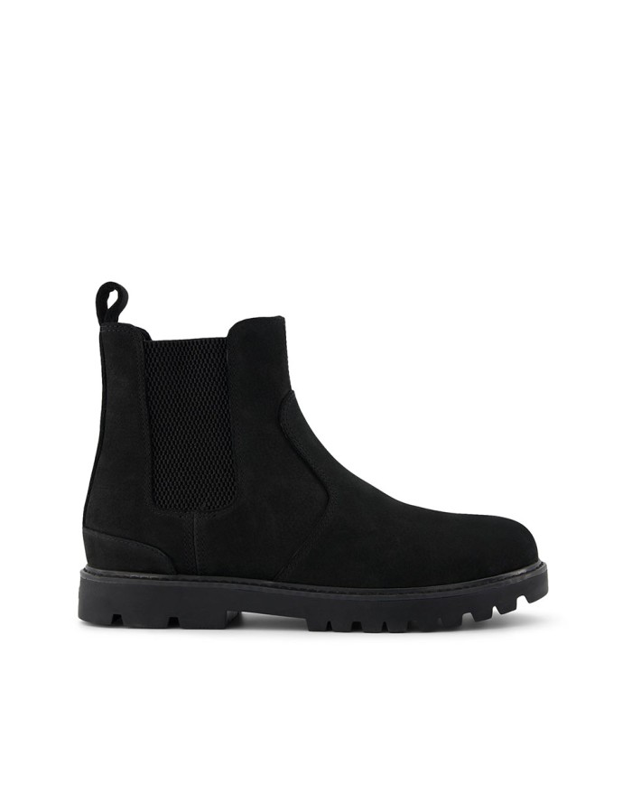 Bota de mujer Griffin cuero negro