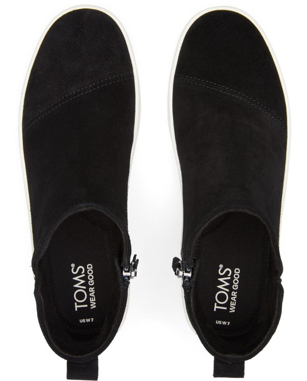 Zapatillas de mujer con plataforma Verona ante negro