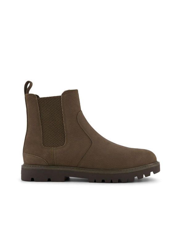 Bota de hombre Griffin cuero verde cantina