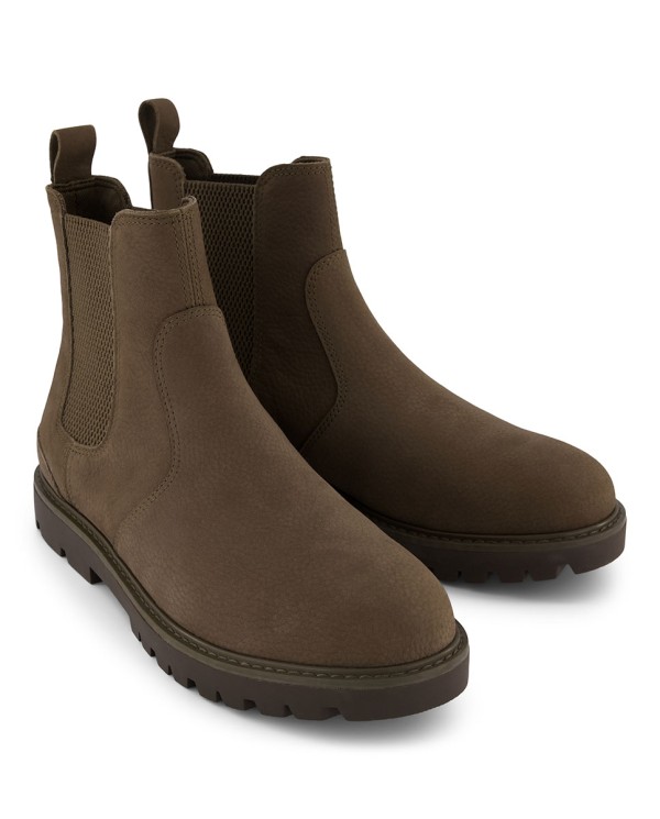 Bota de hombre Griffin cuero verde cantina