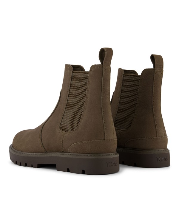 Bota de hombre Griffin cuero verde cantina