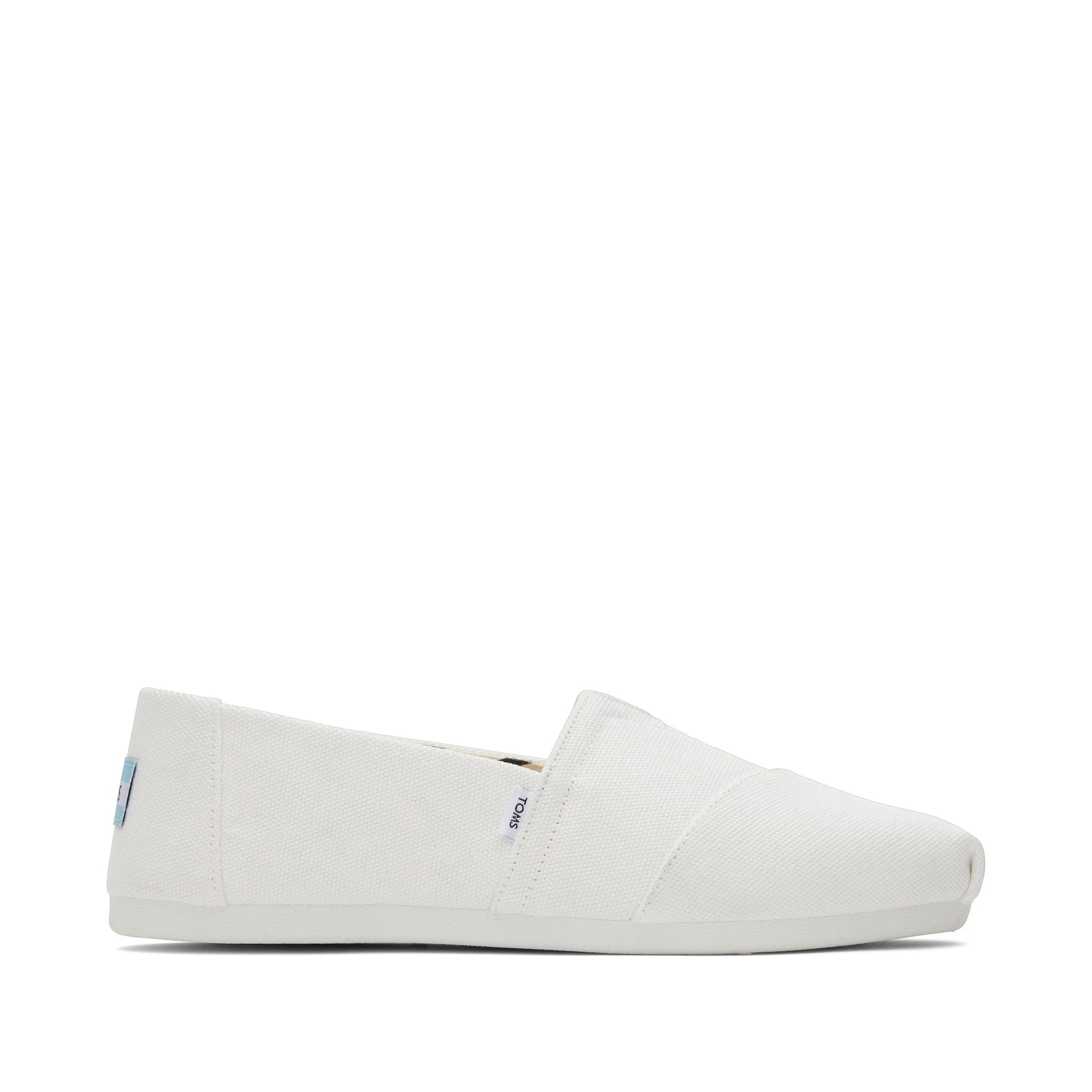 Toms Alpargatas de mujer algodón reciclado blanco