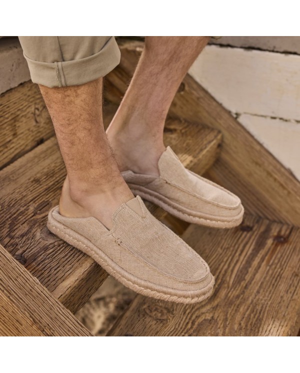 Alpargatas de hombre Santiago natural