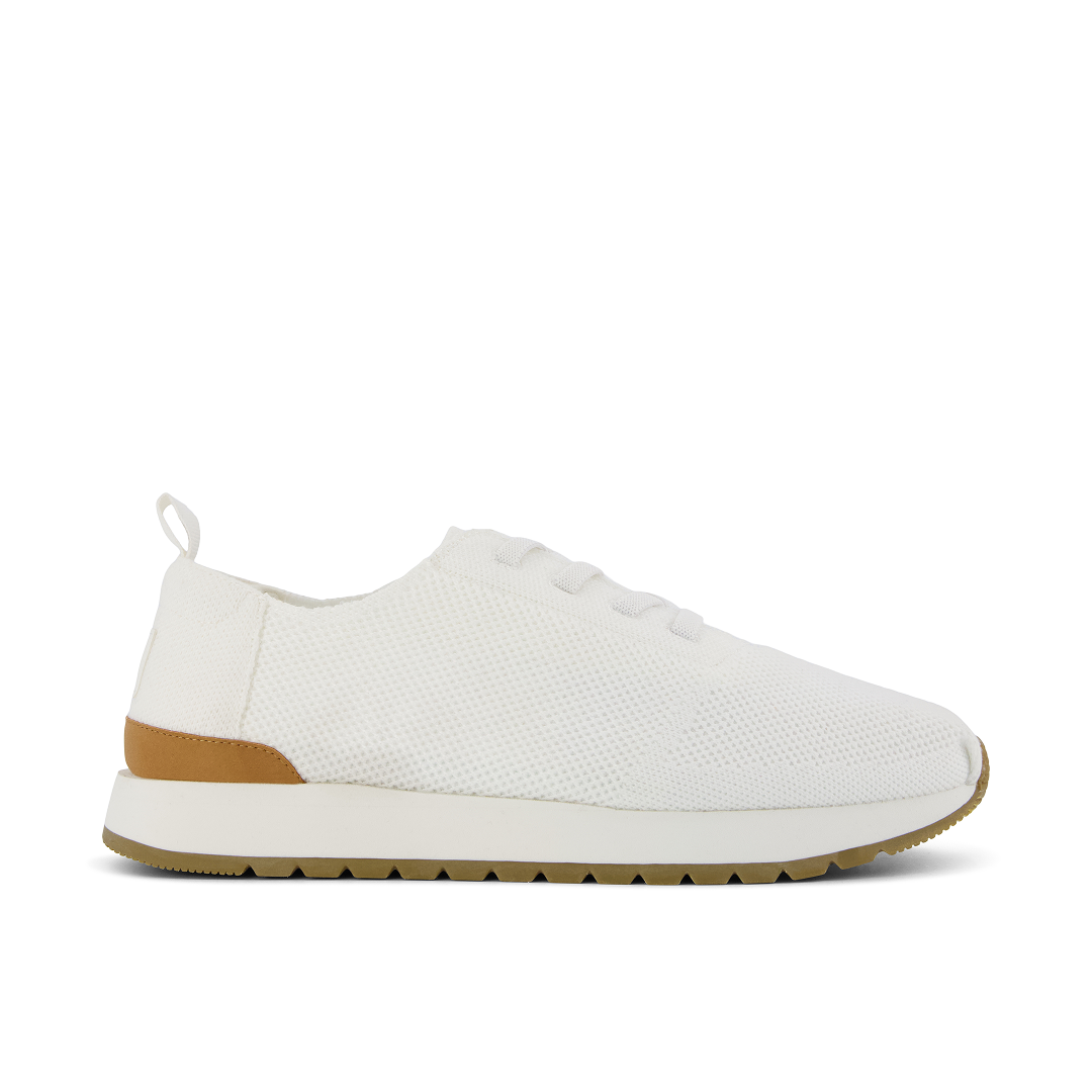 Toms Zapatillas de hombre Resident Plus con cordones blanco