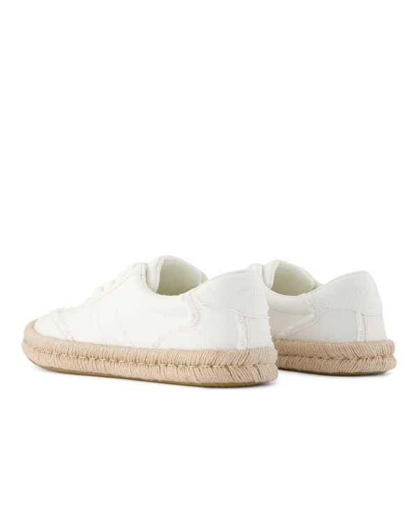 Zapatillas de mujer Jesse algodón blanco