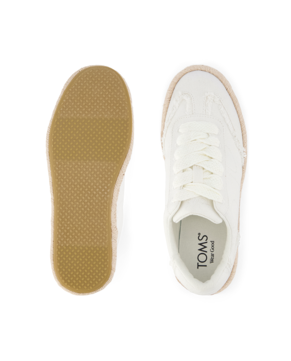 Zapatillas de mujer Jesse algodón blanco