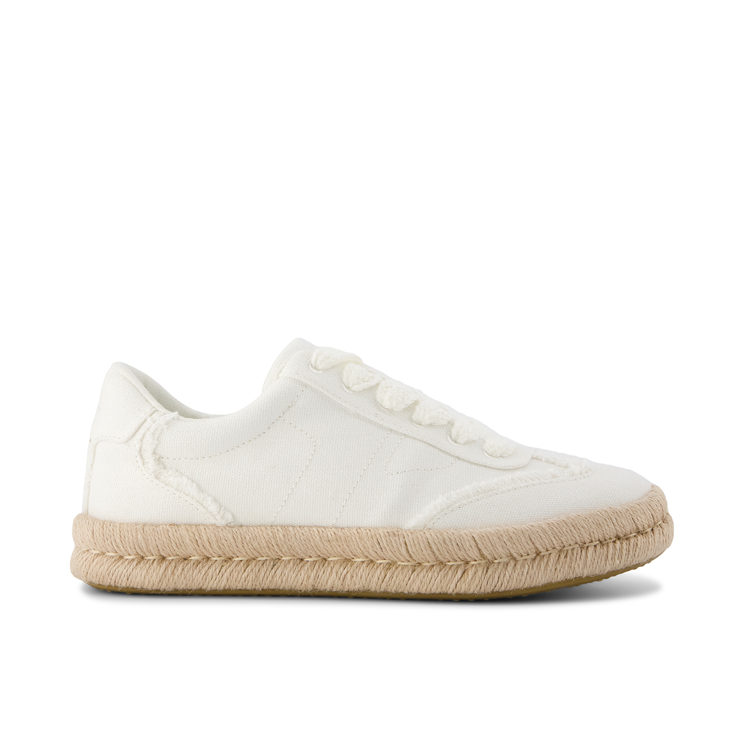 Toms Zapatillas de mujer Jesse algodón blanco