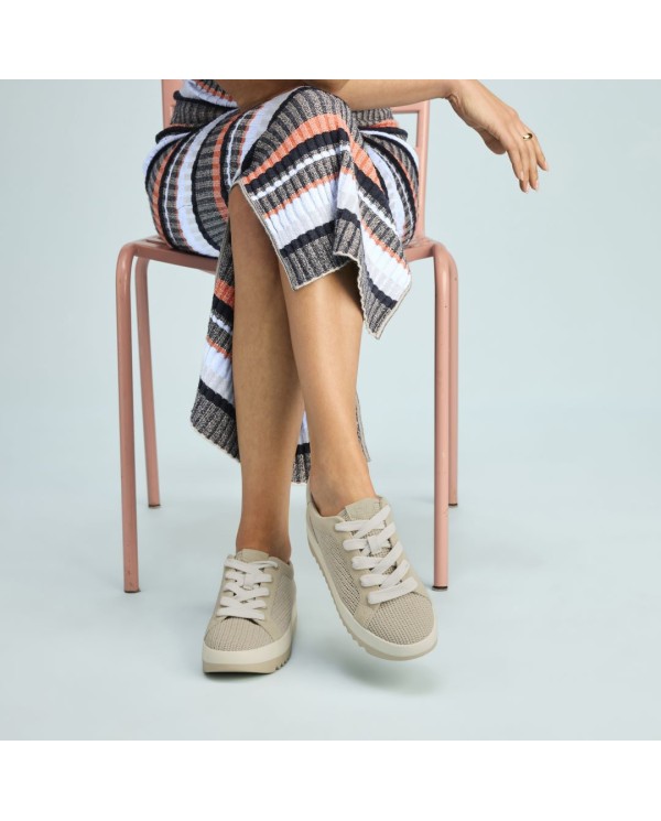 Zapatillas de mujer Rea beige