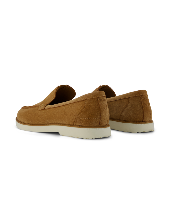 Mocasín de hombre Marcos de ante marrón