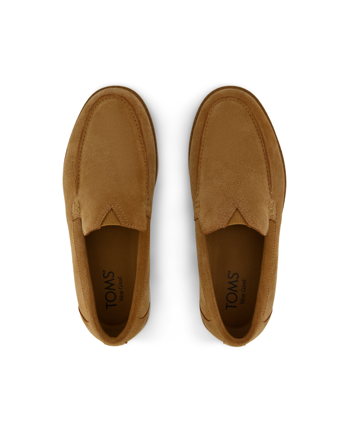 Mocasín de hombre Marcos de ante marrón