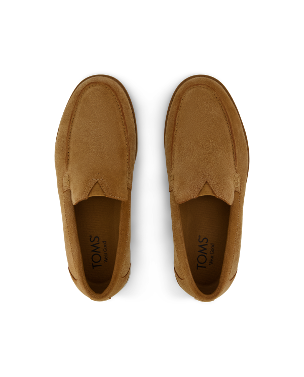 Mocasín de hombre Marcos de ante marrón