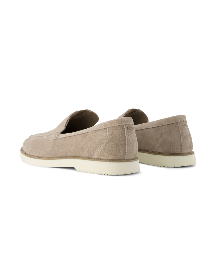 Mocasín de hombre Marcos de ante beige
