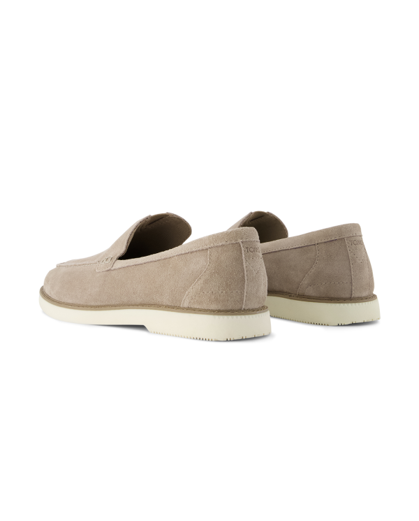 Mocasín de hombre Marcos de ante beige