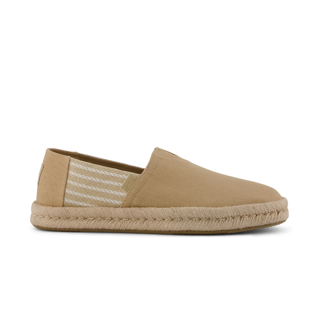 Toms Alpargatas de hombre Rope 2.0 marrón y rayas