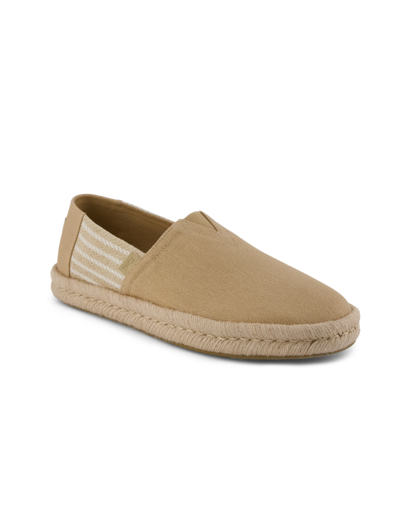 Alpargatas de hombre Rope 2.0 marrón y rayas