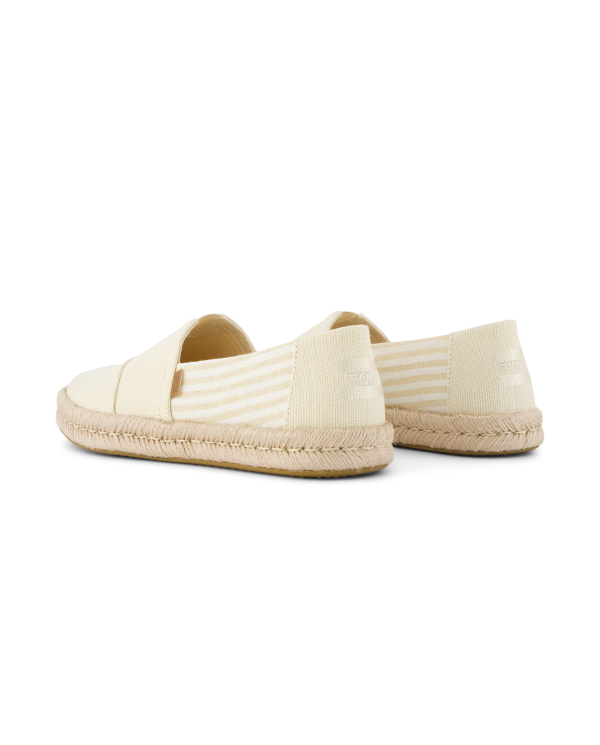 Alpargatas de mujer Rope 2.0 beige y rayas
