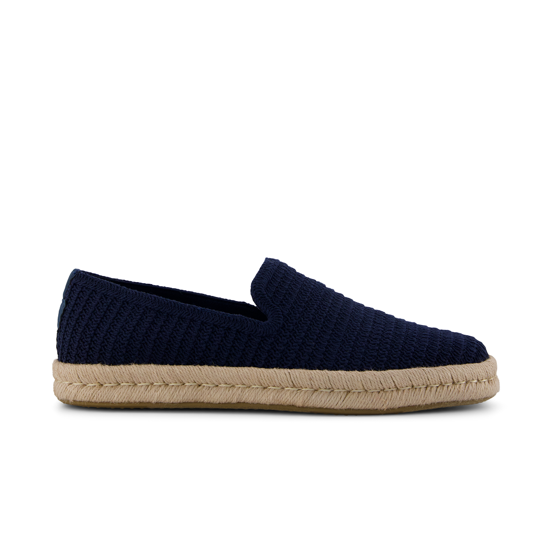 Toms Alpargatas de hombre Santiago malla marino