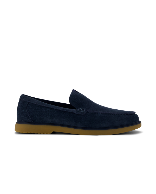 Mocasín de hombre Marcos de ante marino