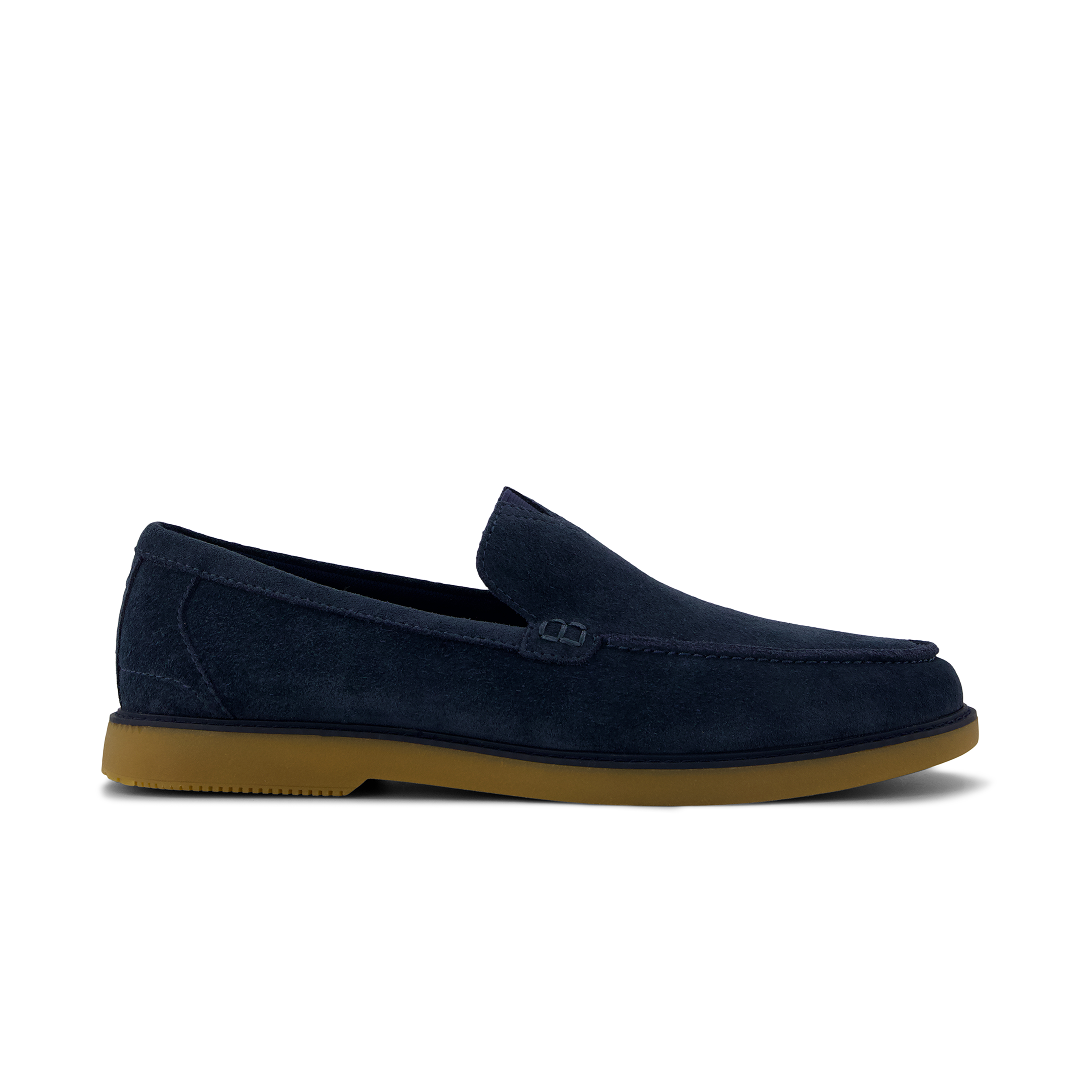 Toms Mocasín de hombre Marcos de ante marino