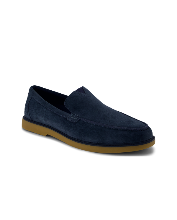 Mocasín de hombre Marcos de ante marino