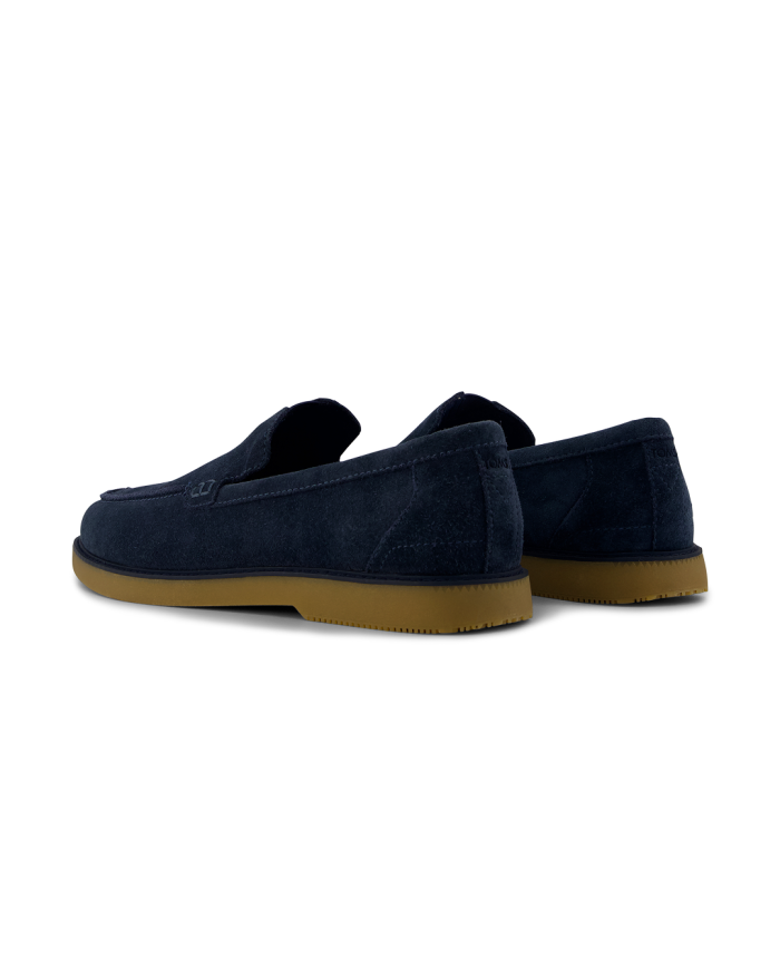 Mocasín de hombre Marcos de ante marino