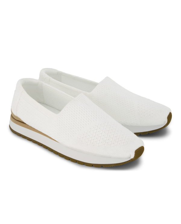 Zapatillas de mujer Resident Plus punto blanco
