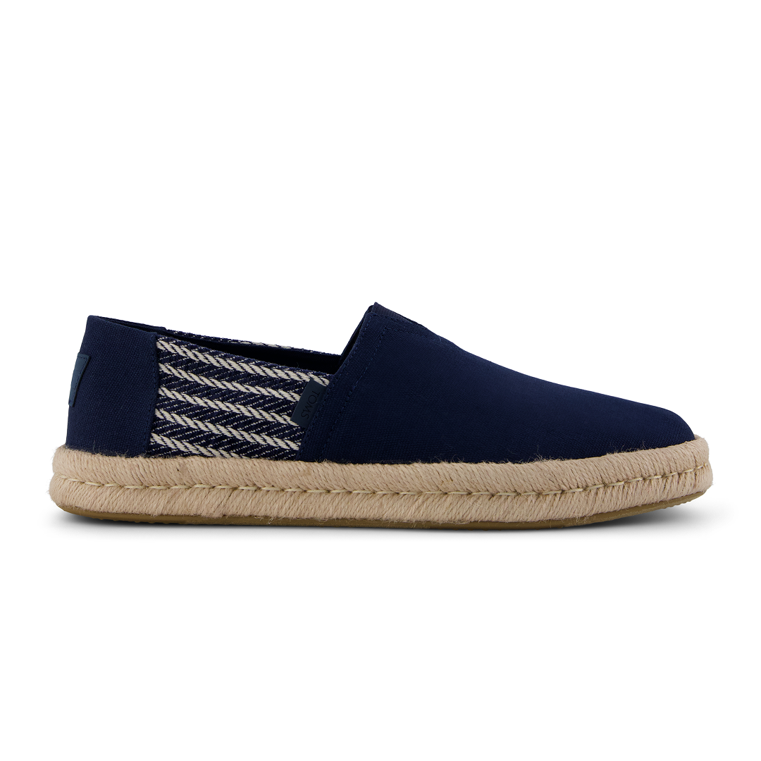 Toms Alpargatas de hombre Rope 2.0 marino rayas náuticas