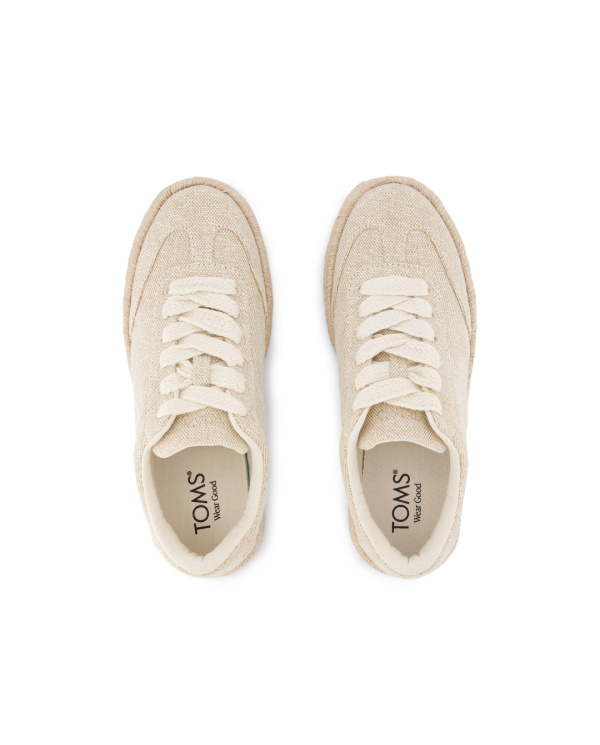 Zapatillas de mujer Jesse lona champagne