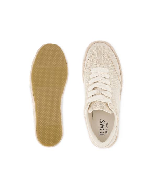 Zapatillas de mujer Jesse lona champagne