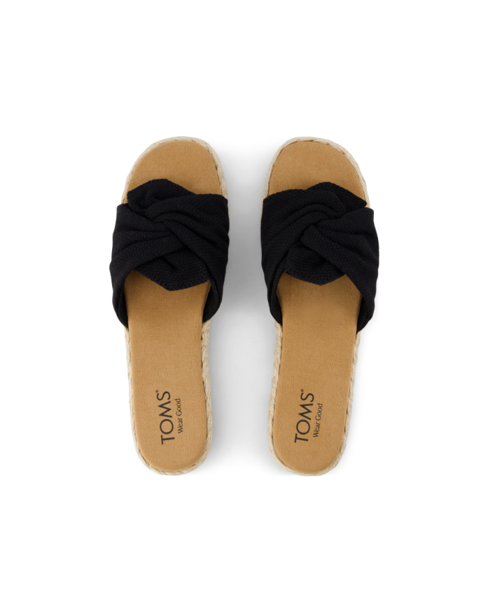 Sandalias de mujer Abby lazo negro