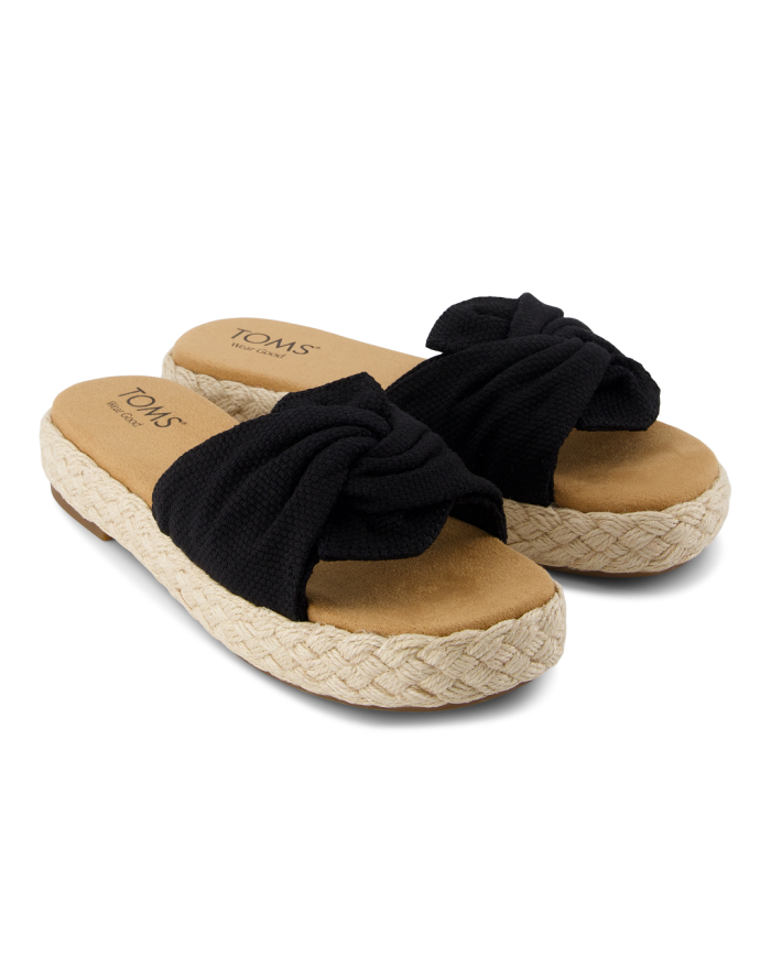 Sandalias de mujer Abby lazo negro