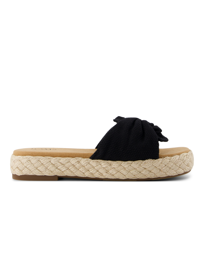 Sandalias de mujer Abby lazo negro
