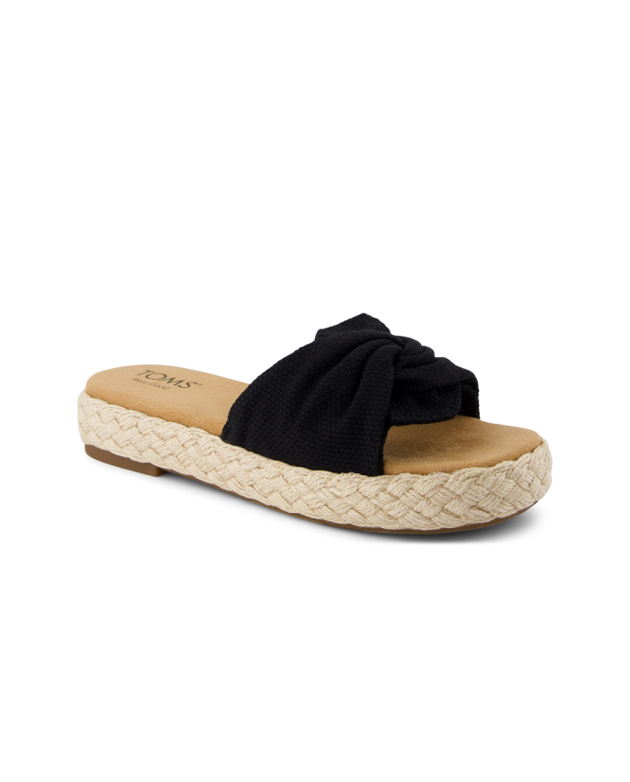 Sandalias de mujer Abby lazo negro