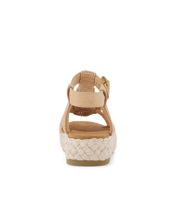 Sandalias de mujer Jac crochet caramelo