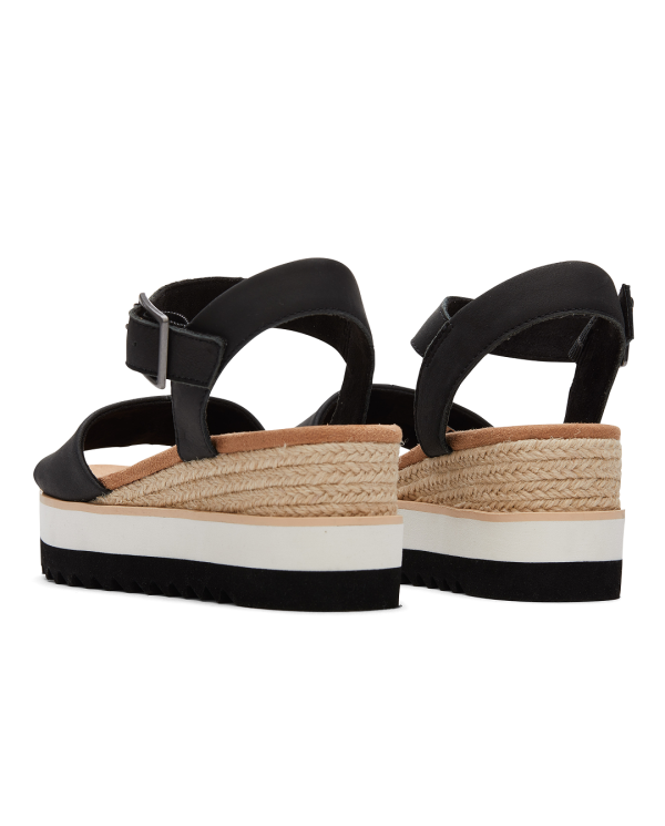 Sandalias de mujer Diana piel negro