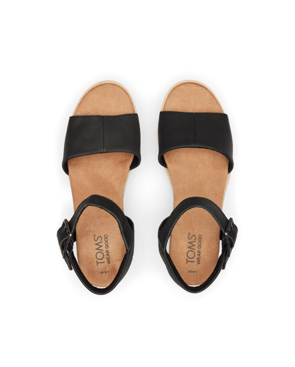Sandalias de mujer Diana piel negro