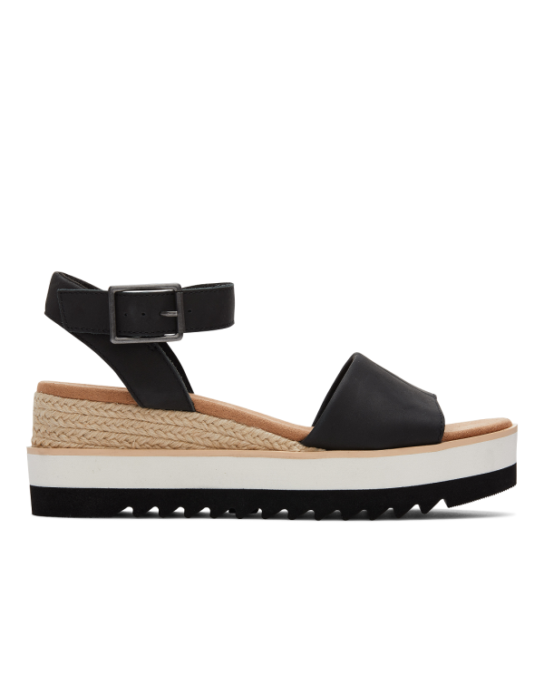 Sandalias de mujer Diana piel negro
