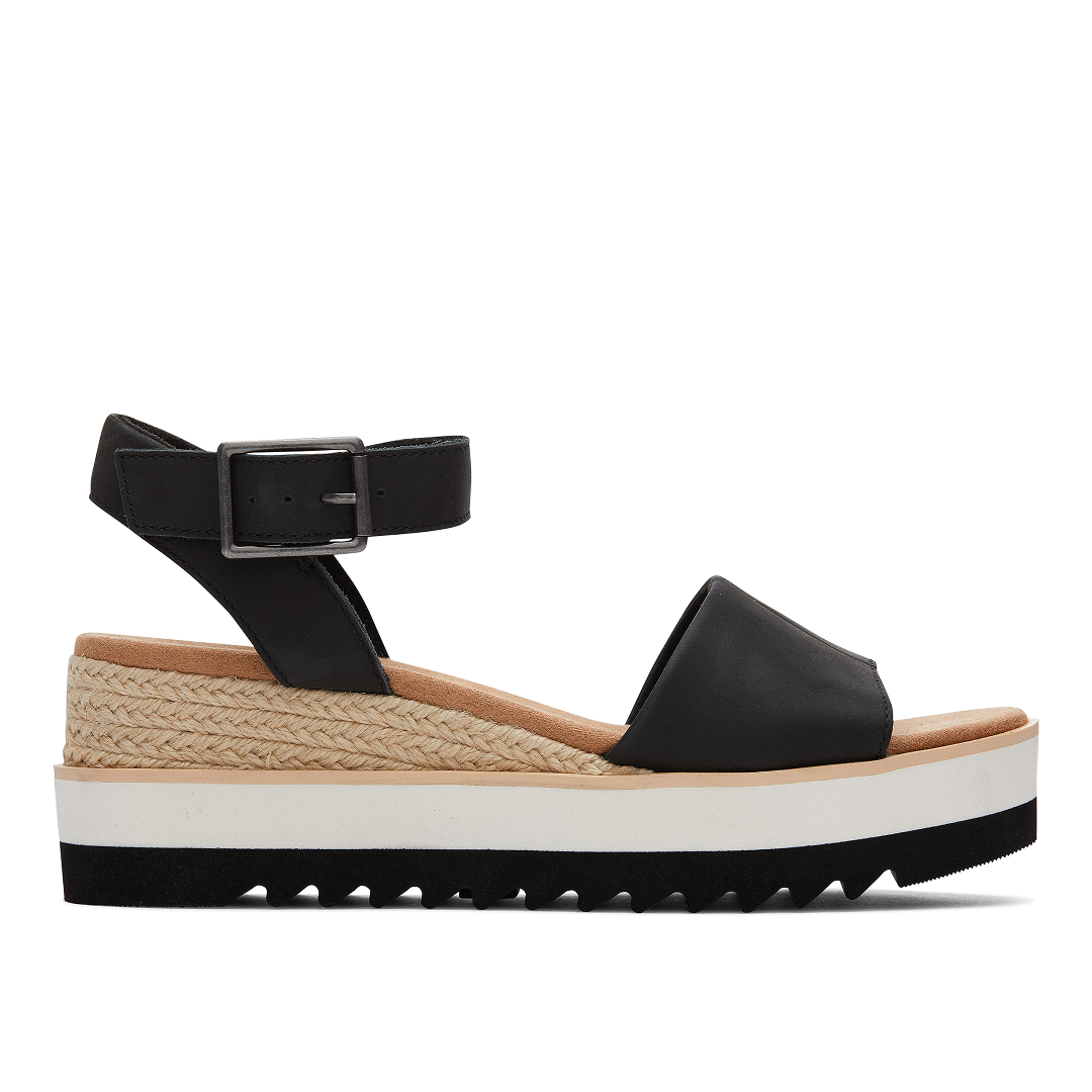 Toms Sandalias de mujer Diana piel negro