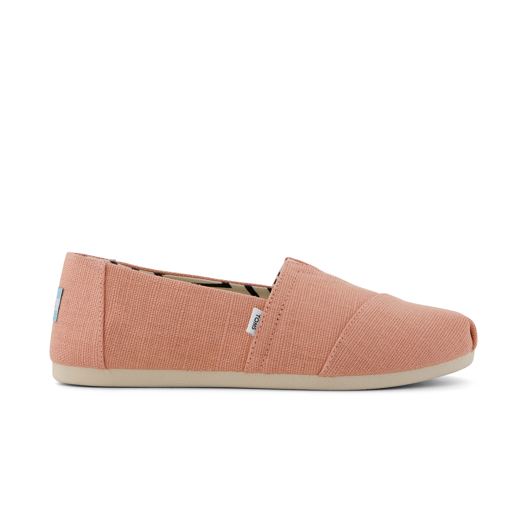 Toms Alpargatas de mujer clásica coral