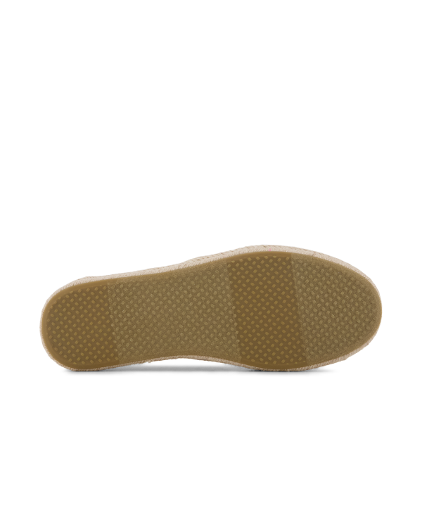 Alpargatas de mujer Rope 2.0 natural rayas metalizadas