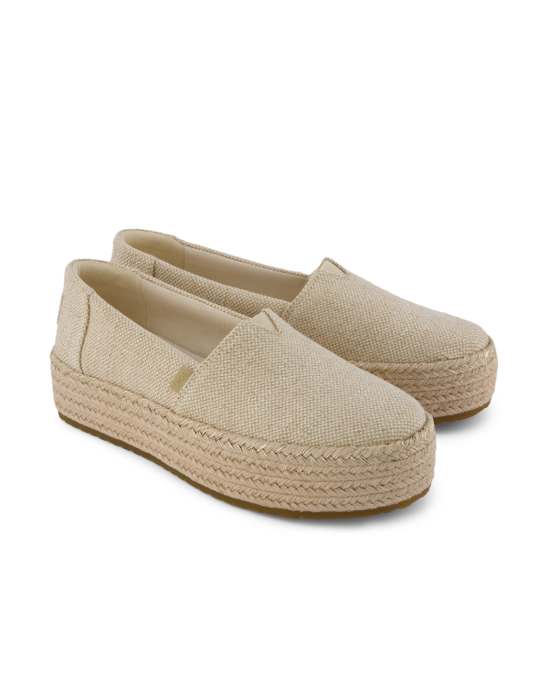 Alpargatas de mujer Valencia champagne